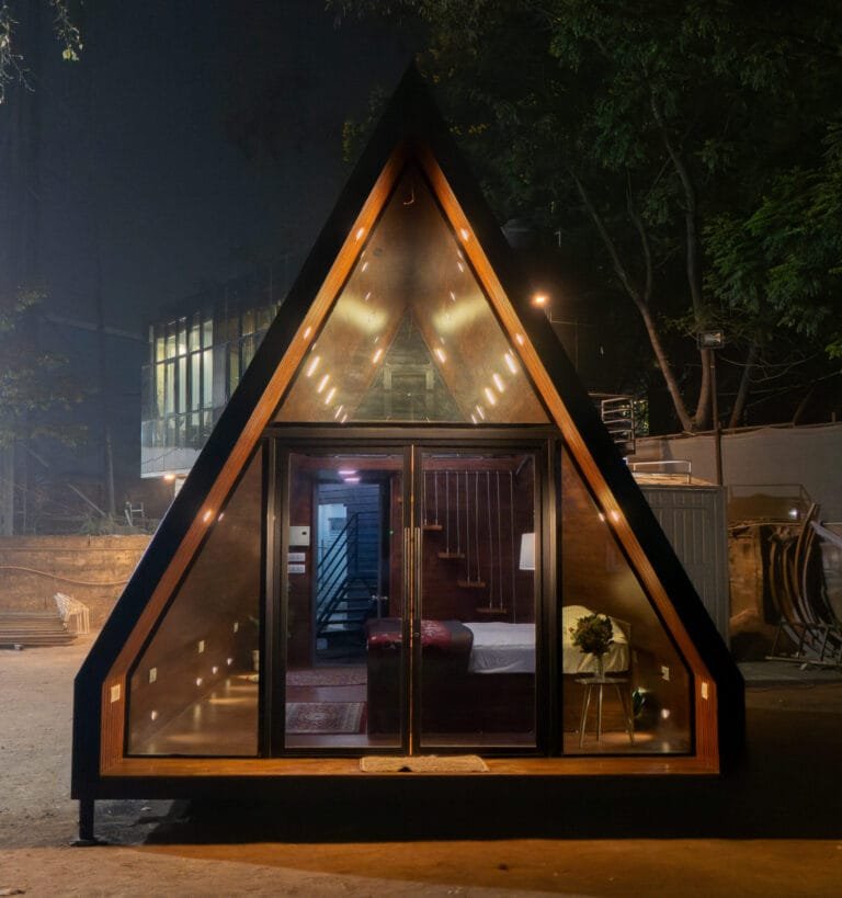 Wooden prefab house project in Shabad, Hyderabad